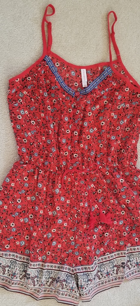 Floral Romper Size Large
